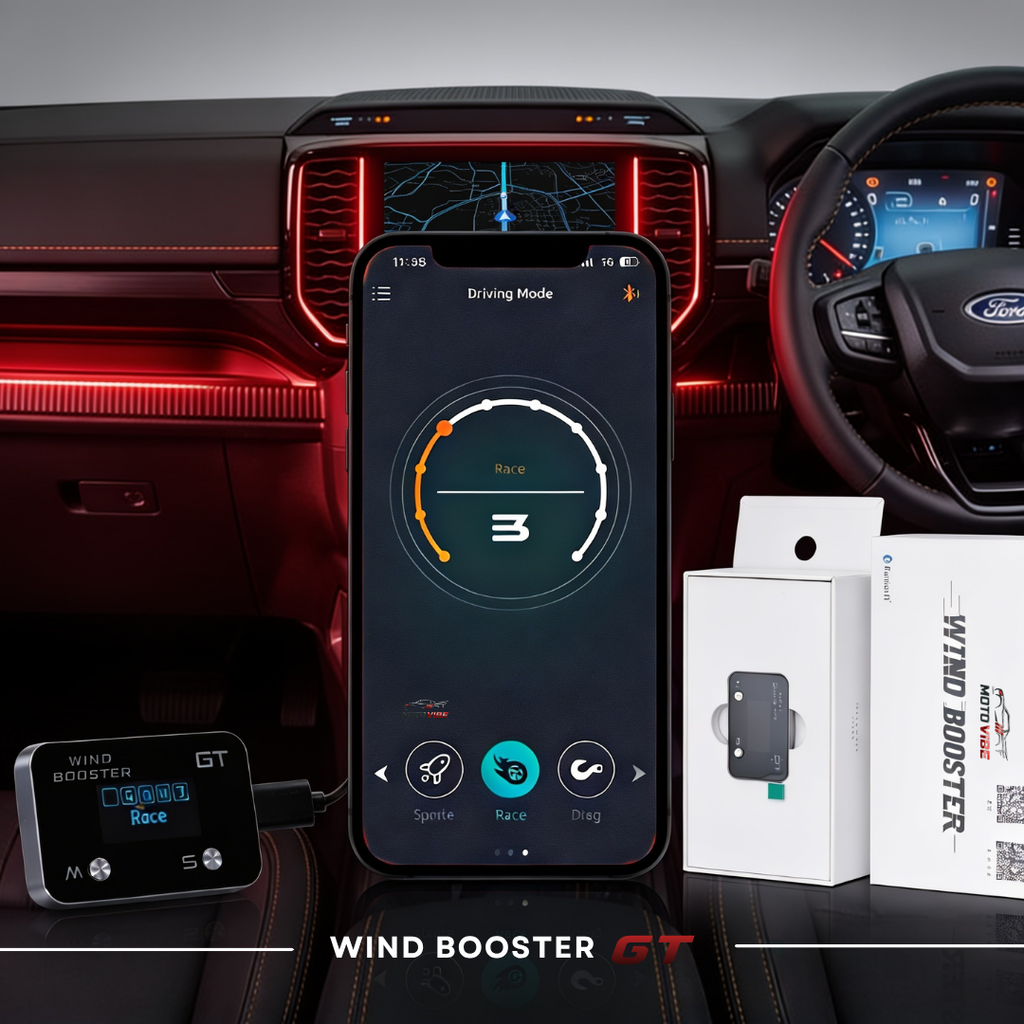 Wind Booster GT Bluetooth Throttle Controller for Ford Ranger (2015 - 2026)