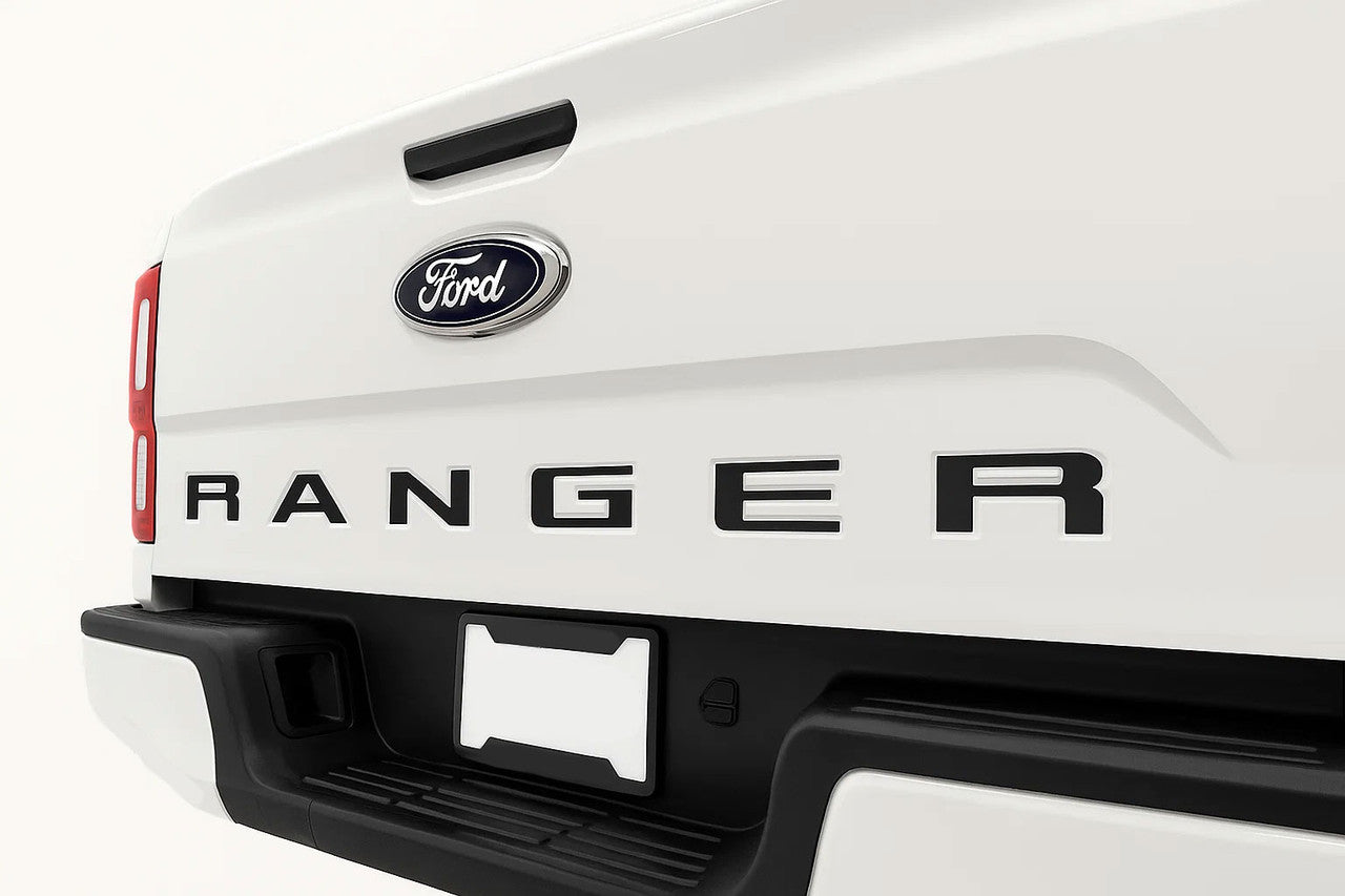 Next Gen Ford Ranger 3D sticker for Tailgate Letter Inserts (2022-2026).