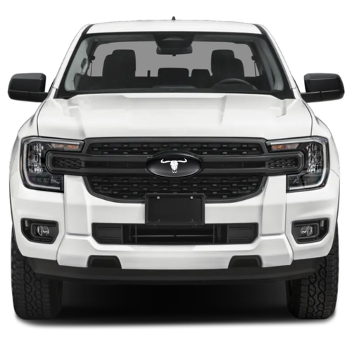 Ford Ranger 3D Skull Badge Sticker Decal - Next Gen (2022-2025) Overlay.