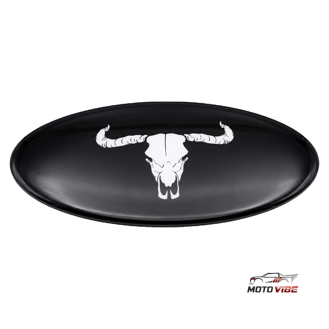 Ford Ranger 3D Skull Badge Sticker Decal - Next Gen (2022-2025) Overlay.