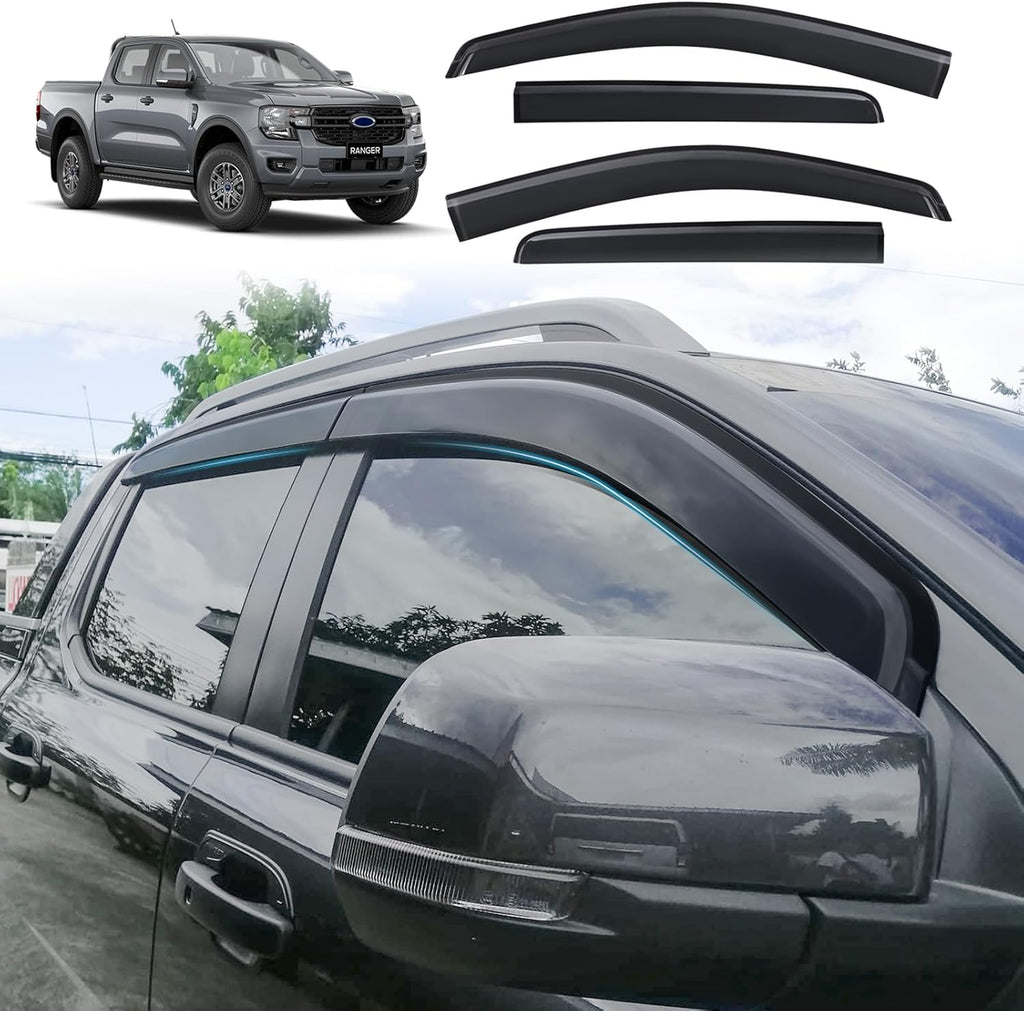 Ford Ranger Double Cab WonderShield Weather Shields (2012–2026)