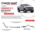 DeGraaf Performance Pipe (Small Box) | Ford Ranger S/C & D/C (2011-2022)