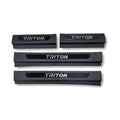 Door Sill Scuff Plates for Mitsubishi L200 Triton Double Cab (2024+) | 4-Piece Set
