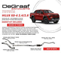 DeGraaf Performance Pipe (Small Box) | Toyota Hilux 2.4/2.8 Travo GD-6  (2016-2026)