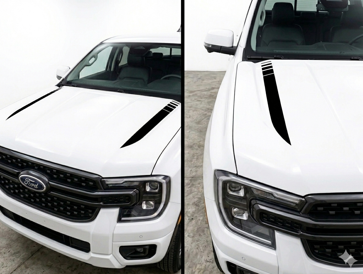 Next Gen Ranger Bonnet Stripe stickers (2022-2026).
