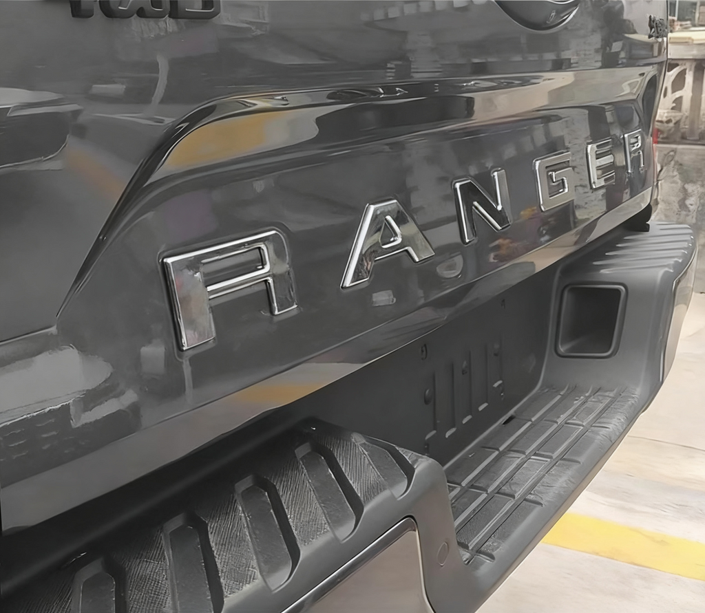 Next Gen Ranger Tailgate Lettering Inserts (Plastic 3D Print)