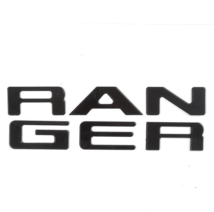 Next Gen Ranger Tailgate Lettering Inserts