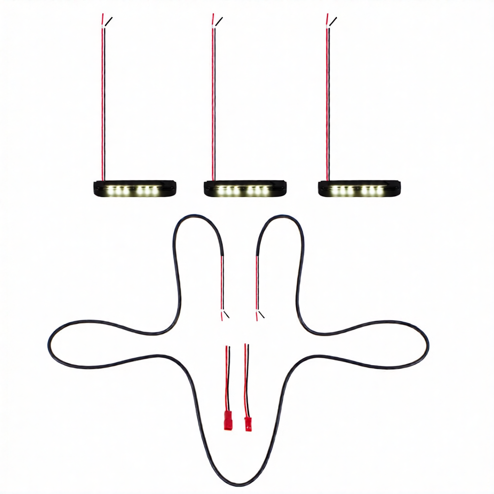 Next-Gen Ford Ranger Grille - Top LED Marker Lights (Amber or White)