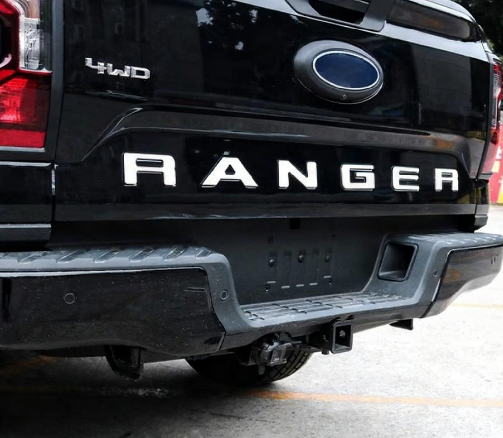 Next Gen Ranger Tailgate Lettering Inserts (Plastic 3D Print)