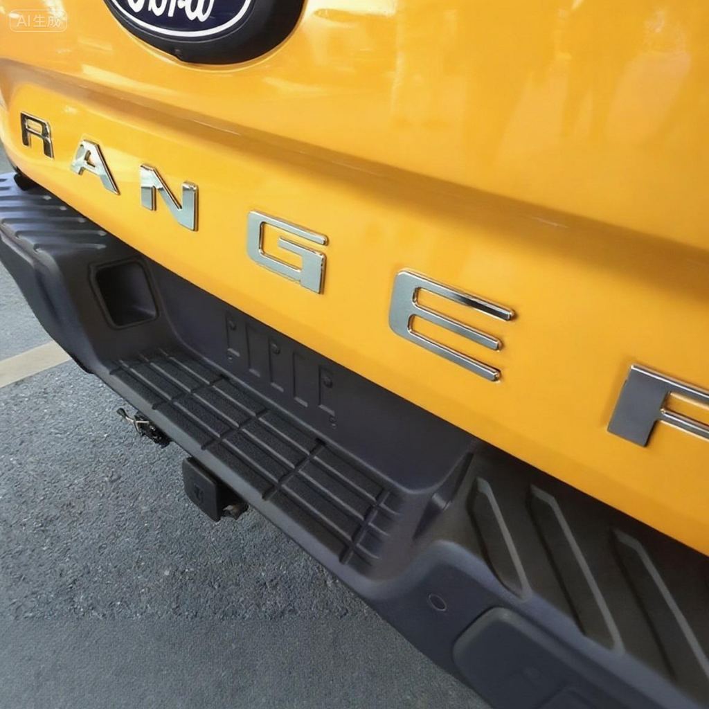Next Gen Ranger Tailgate Lettering Inserts (Plastic 3D Print)