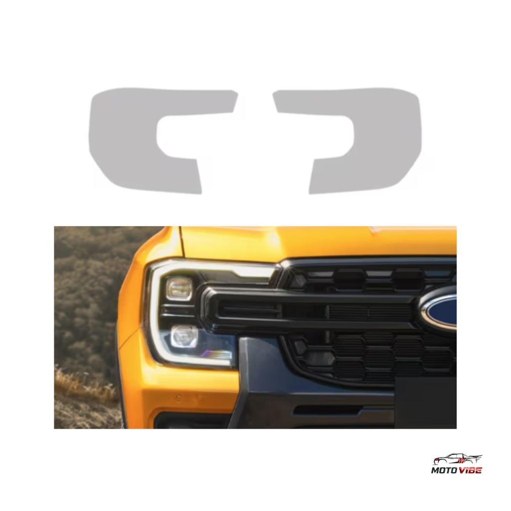Next-Gen Ranger C- Headlight Tint Film | Light Smoke Front Cover