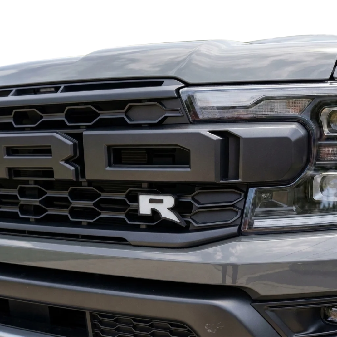 Raptor R Grill Badge Clip On - 3D Printed Letter | Ford Ranger Next Gen