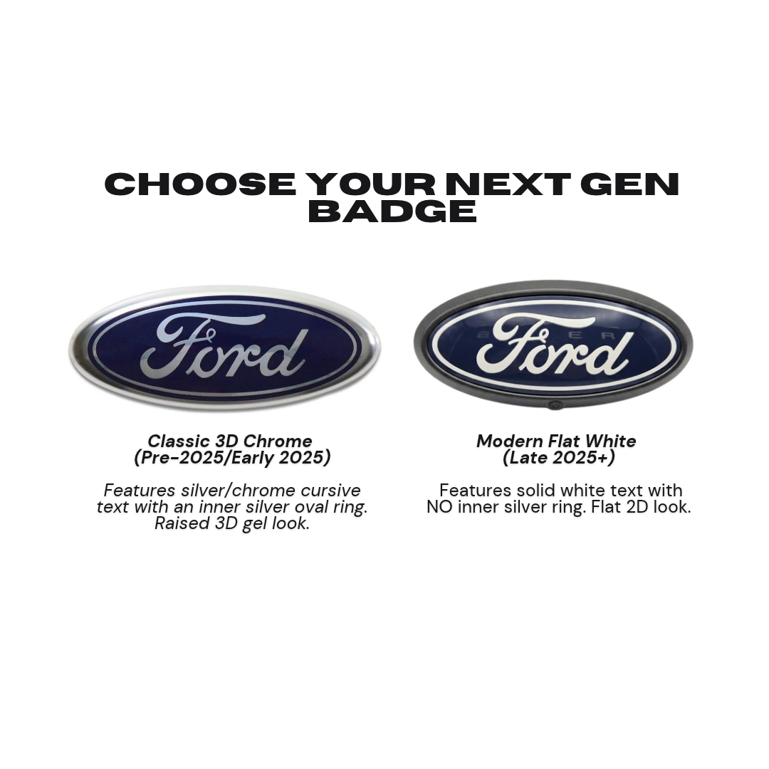 3D Badge Sticker Overlays - Ford Ranger Next Gen (2022-2026) Raised Decal