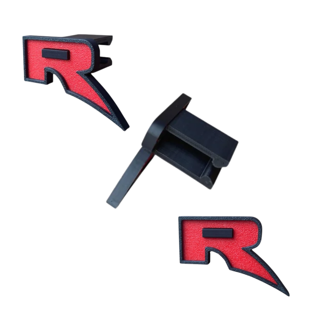 Raptor R Grill Badge Clip On - 3D Printed Letter | Ford Ranger Next Gen