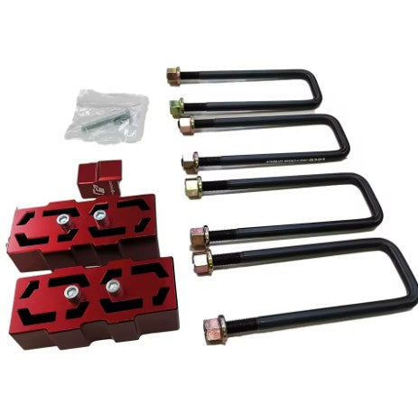 Ford Ranger 38mm Rear Block Lift Kit – Next Gen (2022-2026) – Red Anodized