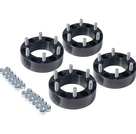 Ford Ranger 35mm Hub Centric Wheel Spacers - (2012-Current) - Black T6061 Forged Alloy