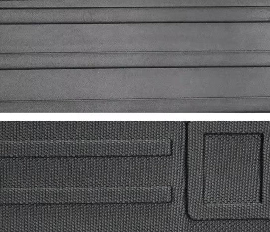Ford Ranger 3D TPE Floor Mat Set - Next Gen (2022-2026) Double Cab - Waterproof Black