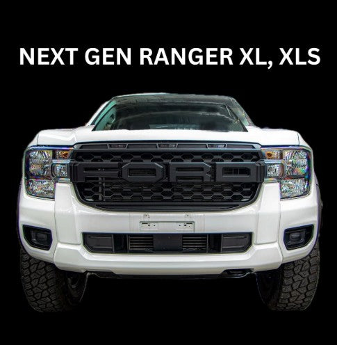 Ford Ranger Raptor Style Grill - Next Gen (2022-2026) XL- Matte Black