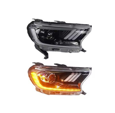 Ford Ranger & Everest Mustang Style Full LED Headlights (2015-2021) – Sequential DRL