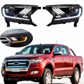 Ford Ranger & Everest Mustang Style Full LED Headlights (2015-2021) – Sequential DRL
