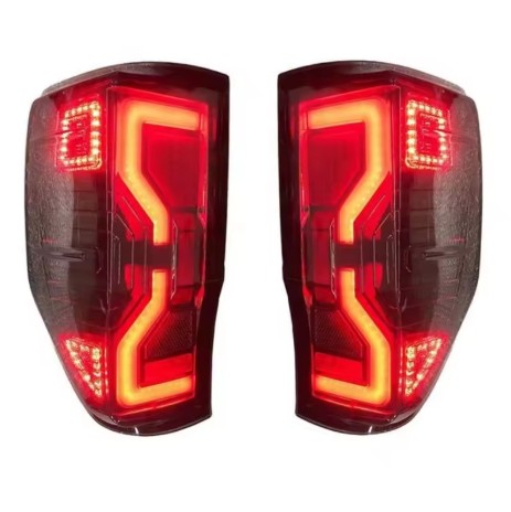 Ford Ranger "Next-Gen" Style LED Tail Lights (2012-2021) – Smoked Finish