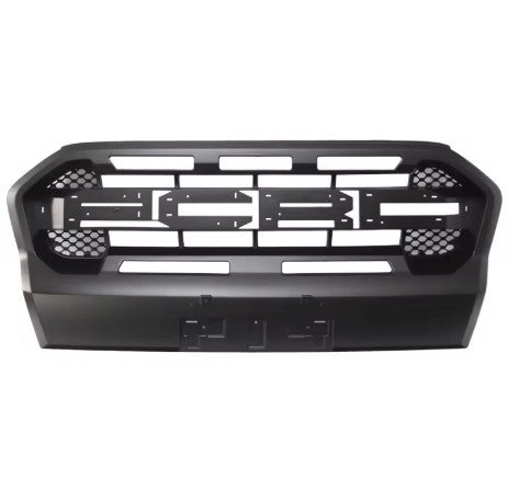 Ford Ranger T8 / PX3 Wildtrak Raptor Style Front Grille (2019-2021) – Matte Black ABS (No LED)