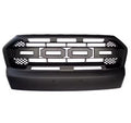 Ford Ranger T7 Raptor Style Front Grille (2015-2018) – Matte Black ABS(Non LED)