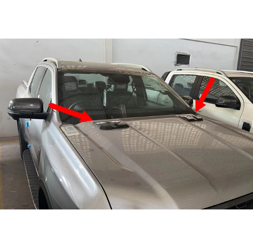 Dual Bonnet Vent Scoops | Next-Gen Ford Ranger & Everest (2022-2026)