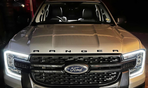 Curved Bonnet Lettering Trim for Next-Gen Ford Ranger (3D Printed) (2022-2026)