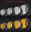 Ultra-Bright Off-Road LED Side Shooter Spotlights | 3" & 5" Combo Beam Pods