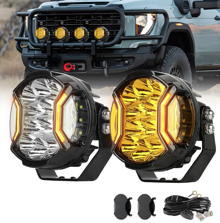 Ultra-Bright Off-Road LED Side Shooter Spotlights | 3" & 5" Combo Beam Pods