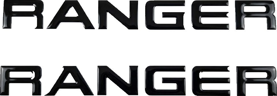 Next Gen Ford Ranger 3D Door sticker Decals (2022-2026) – RANGER.