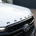 Curved Bonnet Lettering Trim for Next-Gen Ford Ranger - RANGER (3D Printed) (2022-2026)