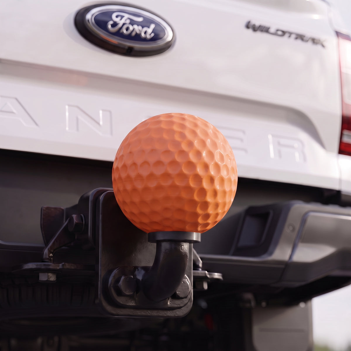 Towbar Ball Cover – Golf Ball 3D Printed PETG | Standard Tow Ball Fit
