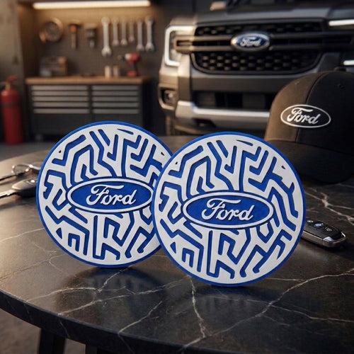 Ford 3D Printed Coasters – Set of 2