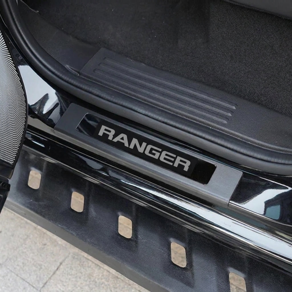 Ford Ranger Heavy-Duty Door Sill Protectors (2012-2026) – Black ABS