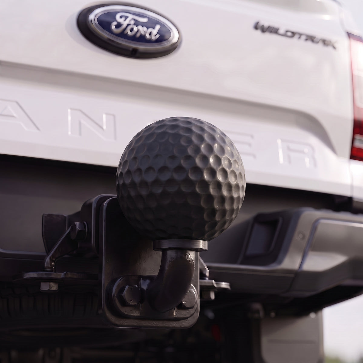 Towbar Ball Cover – Golf Ball 3D Printed PETG | Standard Tow Ball Fit