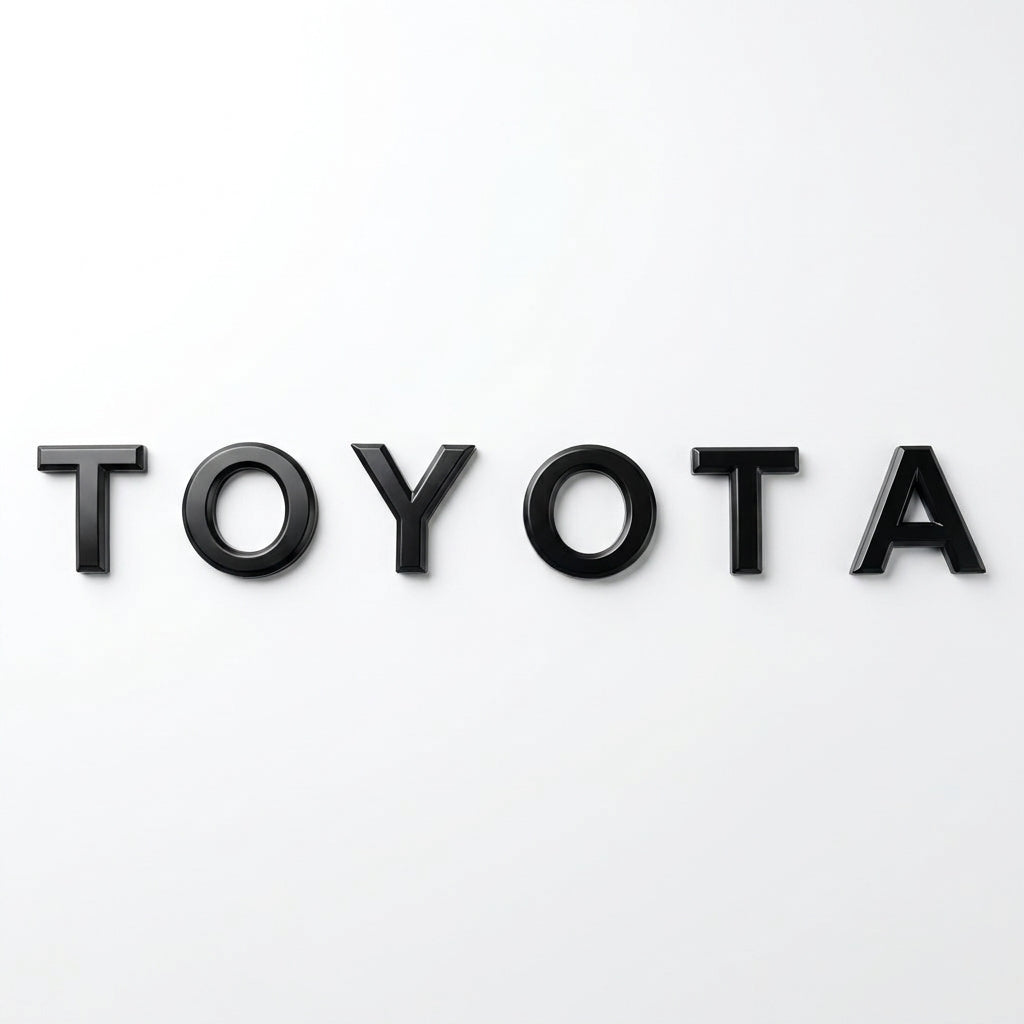 Toyota Hilux Travo 2026 | Tailgate TOYOTA Lettering | Gloss Black