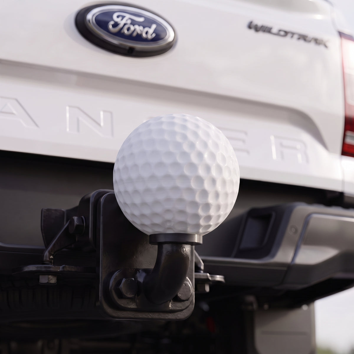 Towbar Ball Cover – Golf Ball 3D Printed PETG | Standard Tow Ball Fit