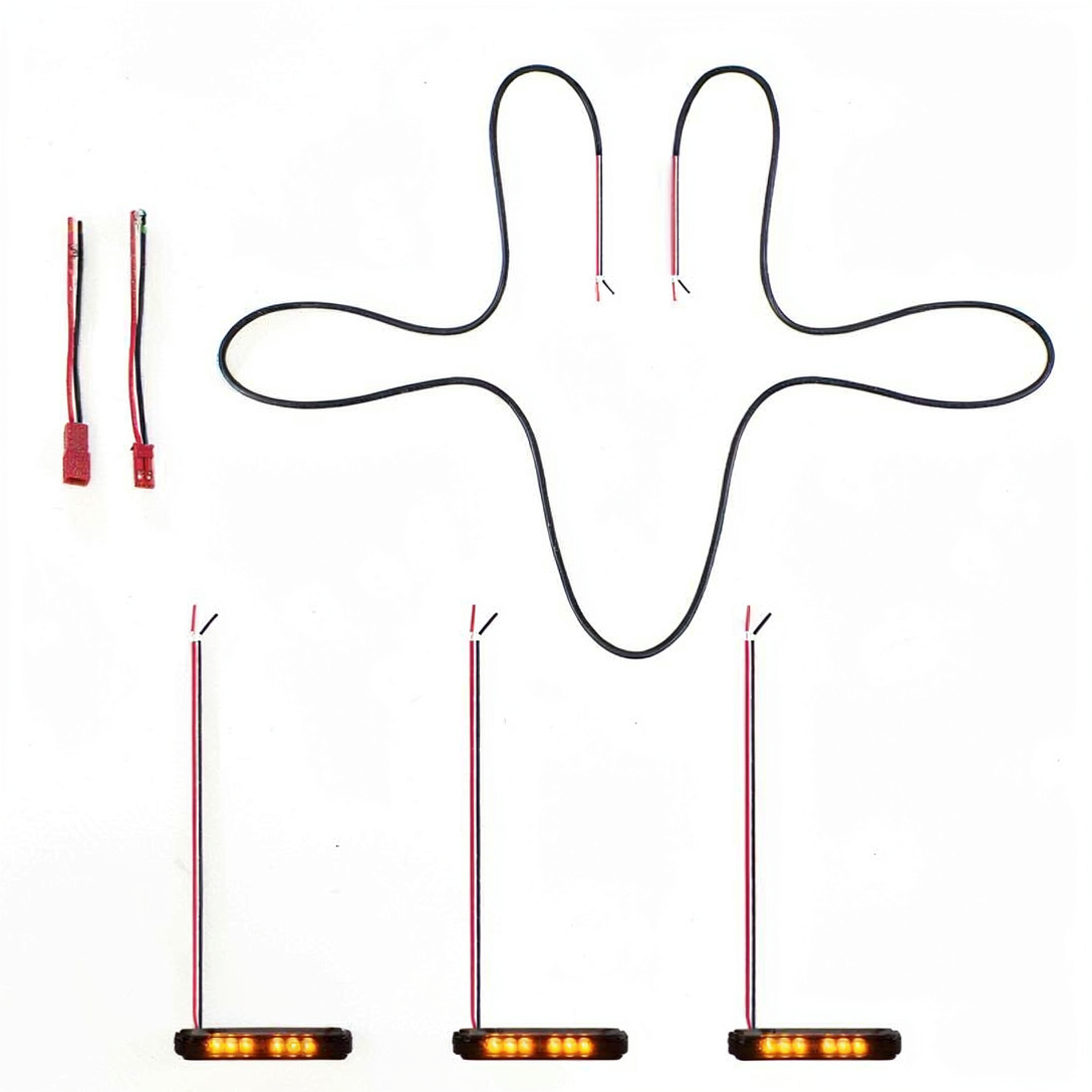 Next-Gen Ford Ranger Grille - Top LED Marker Lights (Amber or White)