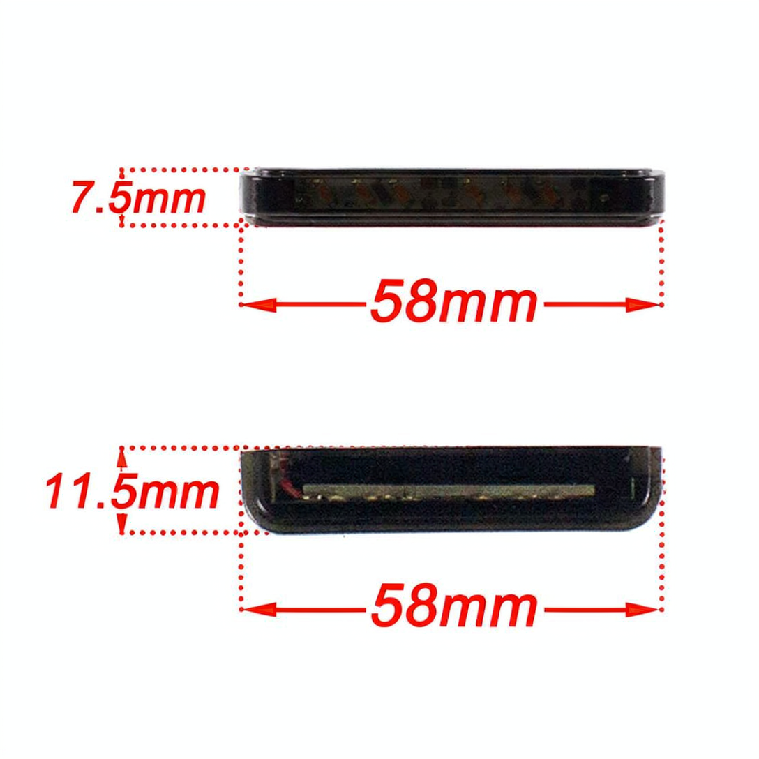 Next-Gen Ford Ranger Grille - Top LED Marker Lights (Amber or White)